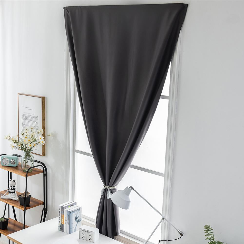 1Pcs 7Colors 4Size Self-Adhesive Blinds Blackout Window Curtains Home Room Shade 