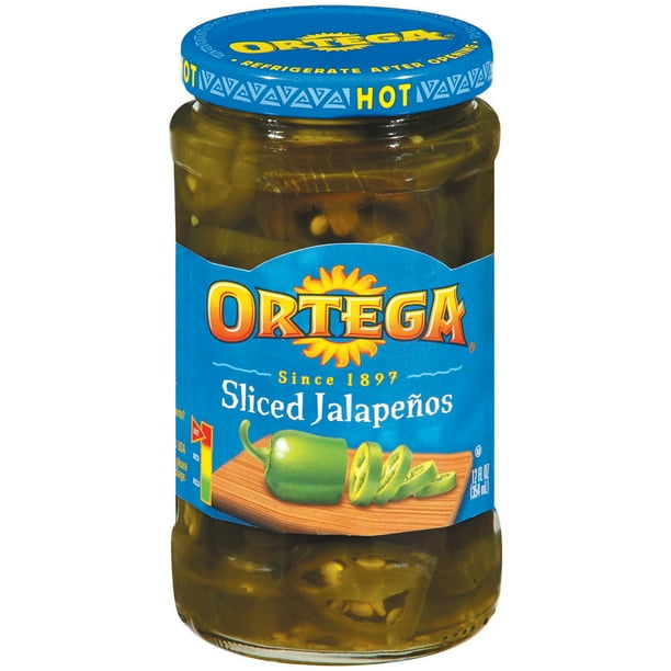 Ortega Sliced Hot Jalapenos 12 fl. oz. Jar