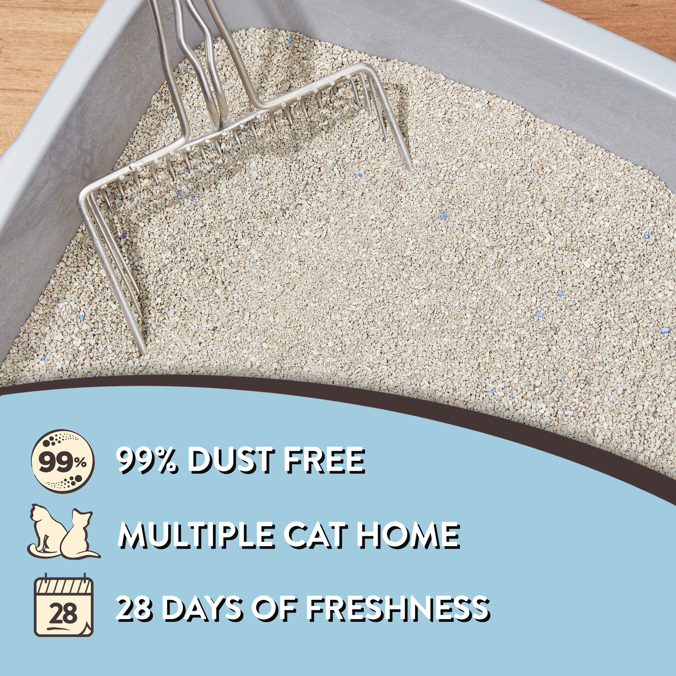 Special Kitty Lightweight & Scoopable Clumping Cat Litter, Fresh Scent, 8.5 lb - image 4 of 7