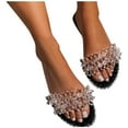 thumbnail image 3 of VerPetridure Sandals for Women Dressy Summer Summer Women Ladies Fashion Casual Flat Retro Slippers Crystal Shoes Sandals, 3 of 9