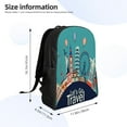 thumbnail image 4 of Haiem Let's go Travel Backpack - Stylish and Durable 15-inch Laptop Backpack with Waterproof Oxford Fabric, 4 of 8
