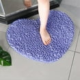 thumbnail image 4 of Kmbangi Floor Mat+Anti-Slip Solid Color Heart-Shaped Carpet Footcloth, 4 of 9