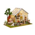 thumbnail image 3 of Kit de bricolaje para casa de muñecas, casa de jardín en miniatura, minimodelo de casa hecho a mano para niños y niñas, 3 of 9