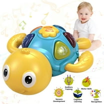 Baby Musical Toys 6 To 12 Months Sea Turtle Toys With Light Up Music Early Learning Educational Infant Toys For Baby Boys Girls Gifts