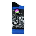 thumbnail image 2 of Basketball Socks with Player on Camo Athletic Crew Socks (Royal/Black Camo, Large), 2 of 2