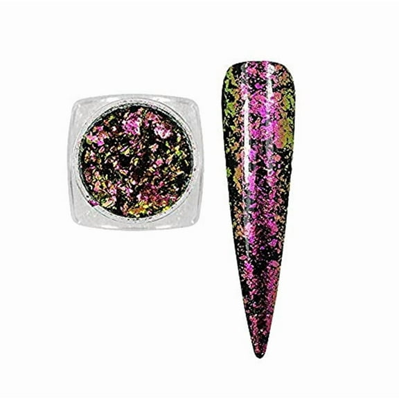 MIA SECRETS NAIL DECORATIONS - METALLIC FLAKES - (CH-30)