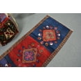 thumbnail image 6 of Moroccan Rug, Wool Rug, Vintage Rugs, Turkish Rugs, 2.3x5.9 ft Runner Rug, 6 of 9