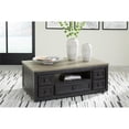 thumbnail image 5 of Ashley Furniture Foyland Wood Coffee Table w/ Lift Top in Black/Light Brown, 5 of 7