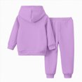thumbnail image 4 of HCNTES Baby Girl Clothes Winter Girls Sets 2 Pieces, Butterfly Printed Pullover Long Sleeve Hoodies Sweatpants Set, 4 of 4