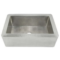 Native Trails Farmhouse Brushed Nickel 33-inch Kitchen Sink - 33" x 22" x 10.5"