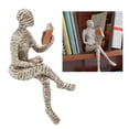 thumbnail image 4 of Reading Woman Figurine, Resin Innovative Reading Woman Ornament Vivid Textures  For Dining Table B, 4 of 8