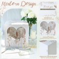 thumbnail image 4 of Wedding Card Box with Lock PVC Card Box for Wedding Reception Daisy DIY Wedding Money Envelope Card Box for Party Graduation Baby Shower Birthday Decorations, 4 of 9