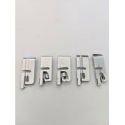 Bernina Old Style 730-1630 Narrow,Rolled,3mm,4mm,6mm Hemmer foot Feet set