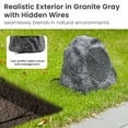 thumbnail image 2 of Theater Solutions 8R8G Outdoor Granite 8" Rock 8 Speaker Set for Deck Pool Spa Yard Garden, 2 of 6