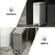 thumbnail image 5 of Contenedor de basura con diseño de pedal, cubo de basura de acero inoxidable, cubo de basura para el hogar, 10L, 5 of 6