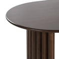 thumbnail image 6 of MAYEERTY 79x33.5x30 Modern Oval Dining Table, Perfect for Large - Scale Home Entertaining Dining and Kitchen, Walnut​, 6 of 9
