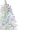 thumbnail image 6 of Northlight 6.5' Prelit Artificial Christmas Tree LED Single Plug Medium Iridescent Pine White -, 6 of 7