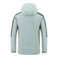 thumbnail image 4 of Mens Windbreaker Detachable Cap And Windproof Thick Three-in-one Jacket Outdoor Sports Warm Jacket Green 2XL Windbreakers for Men, 4 of 5