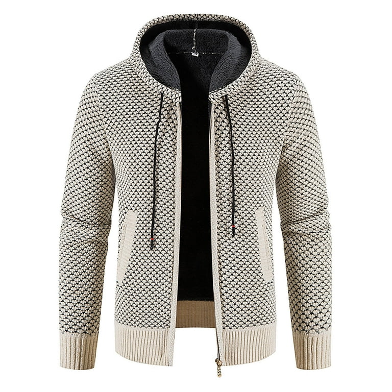 Printed Long-Sleeved Hooded Sweater Coat Printed Long-Sleeved Hooded Sweater Coat