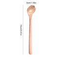 thumbnail image 3 of Cuchara Con Forma Pata Gato Cucharas Postre para Té Y Acero Inoxidable (oro Rosa), 3 of 3
