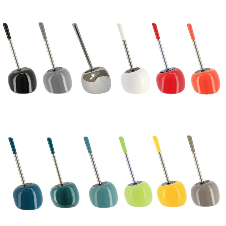Orange toilet brush holder online