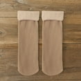 thumbnail image 2 of Uooqdmx Warm Socks for Women Winter, Warm Socks for Women, Soft Socks, Thick Crew Socks Women, Winter Warm Socks, Brown One Size, 2 of 9