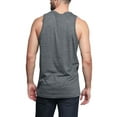thumbnail image 6 of G-Style USA Men's Straight Hem Long Length Tank Top TT60 - Charcoal - X-Large, 6 of 7