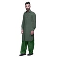 thumbnail image 2 of Atasi Classic Collar PathaniÂ&nbsp;Kurta Pajama For Boys Rayon Front Pocket Shirt, 2 of 5