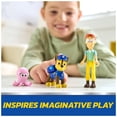 thumbnail image 2 of PAW Patrol,Chase & Captain Paquete de Figuras Turbot con Figura de Juguete de Pulpo Bebé, para Niños a Partir de 3 Años, 2 of 5