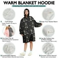 thumbnail image 5 of Schnauzer Dog Wearable Oversized Blanket,Wearable Blanket Hoodie for Adults,Cozy Hooded Blankets with Super Pockets,Super Warm Fuzzy Pullover for Women & Men, 5 of 6