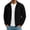 #H-Black, variant on TRUNZI Men's Zip Up Jackets Long Sleeves Stand Collar Casual Daily Outdoor Lightweight Jackets with Pockets,Black,Size XL