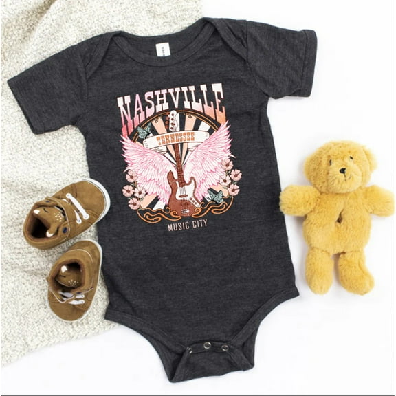 NASHVILLE Graphic Baby Onesies