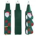 thumbnail image 6 of Christmas Toilet Paper Roll Storage Bag Santa Towel Holder Papers 3 Layer for Home Bedroom Bathroom Napkin Holders, 6 of 7