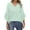 Green, variant on Yubnlvae Dark Blue Blouses for Women Casual 3/4 Length Sleeve Womens Tops V Neck Tshirts Shirts with Flared Sleeve, L