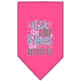 thumbnail image 3 of Pet and Dog Bandana Screen Printed, "Elsa, The Cold Bothers The Rest Of Us", 3 of 10