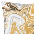 thumbnail image 2 of Harper Lane Malee Marble Gold Throw Pillow, 18" x 18", 2 of 2
