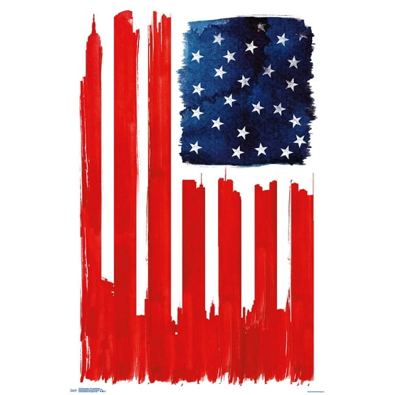 Robert Farkas - Stars And Buildings Wall Poster, 22.375" x 34"