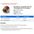 thumbnail image 2 of Pilot Bearing - Compatible with 1981 - 1993 Dodge D350 5.9L 6-Cylinder 1982 1983 1984 1985 1986 1987 1988 1989 1990 1991 1992, 2 of 2