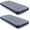 Navy Blue-2pcs, variant on Camping Air Mattress Inflatable Air Bed Flocked Surface Travel Bed Sleeping Pad Air Bed for Outdoor Camping Tent Guest Travelling