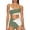 Mist Green, variant on Womens Bikini Set 2 Piece High Waisted Color Block Swimsuit Spaghetti Straps Bathing Suits Summer Beach Outfits