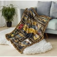 thumbnail image 2 of Firefighter Blankets for Men Boys, Firefighter Gifts for Firemen,Retirement Gifts for Firemen, Christmas Thanksgiving Birthday Gifts for Dad Husband Firefighters' Day Gifts 50"x60", 2 of 6