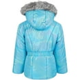 thumbnail image 2 of Rothschild & Co Toddler Girls' Foil Print Puffer Coat Blue, 2 of 3