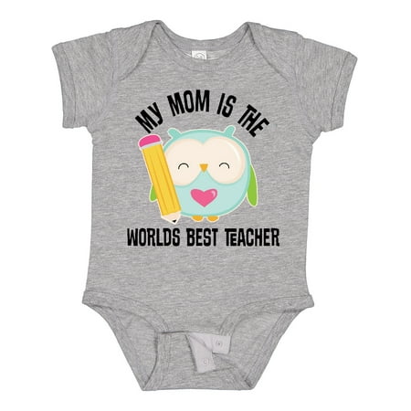 

Inktastic Teacher Mom School Owl Gift Baby Girl Bodysuit
