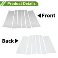 thumbnail image 3 of Unique Bargains Door Pillar Window Trim for Chrysler Pacifica 2017-2021 Silver Tone Front Rear Left Right Anti Scratch Sticker Pillar Posts Cover 6 Pcs, 3 of 8