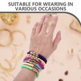 thumbnail image 5 of KAKOWELY stackable bracelets 9pcs Boho Halloween Stackable Bracelets Cute Beaded Stretch Bracelets Colorful Polymer Clay Heart Bracelet Set For Holiday And Summer Beach Wear, 5 of 5