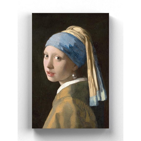 Girl With Pearl Earring Art Wrapped Canvas -Smartprints Designs,