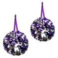thumbnail image 1 of Soporte para pompones TEYOUYI con correas moradas para animadoras, 1 of 4