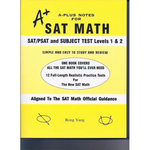 Pre-Owned A-Plus Notes For SAT Math (Paperback) 0965435261 9780965435260