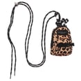 thumbnail image 3 of MRLESS Leopard Print Mini Shoulder Bag for Women, Portable Messenger Bag, Neck Hanging Earphone Pouch, Travel Headphone Case Storage, 3 of 8