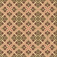thumbnail image 1 of Ahgly Company Indoor Square Patterned Mustard Yellow Area Rugs, 7' Square, 1 of 6